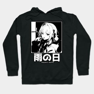 Aesthetic Manga Girl Hoodie